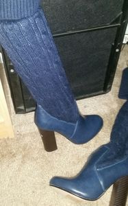 Leila stone knee high boots size 6